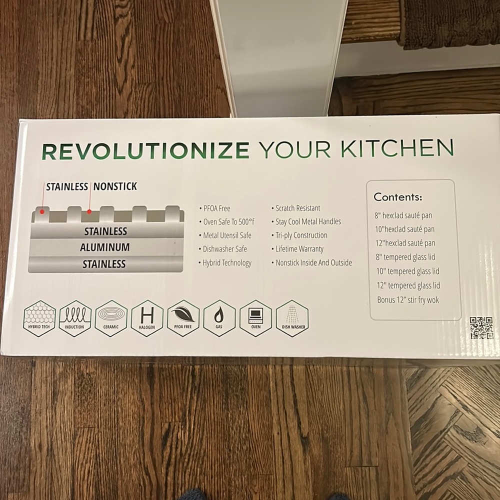 Hexclad Hybrid 7 Piece Set